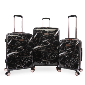 Juicy Couture 3-Piece Hardside Spinner Luggage Set τσαντα γυναικεια μαυρα | MQBC-76921