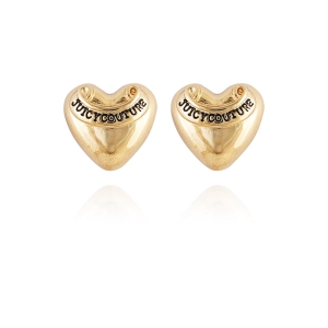 Juicy Couture Heart Stud Σκουλαρικια γυναικεια χρυσο χρωμα | SWDN-76835