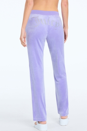 Juicy Couture OG Big Bling Velour παντελονι φορμας γυναικεια Freesia | SHLK-38742