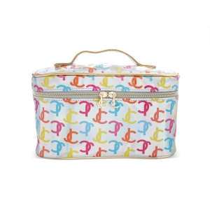 Juicy Couture Train Case Makeup τσαντα γυναικεια ασημι Πολύχρωμο | SVWJ-57130