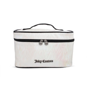 Juicy Couture Travel Makeup Train Case τσαντα γυναικεια ασπρα μαυρα | EOZJ-39251
